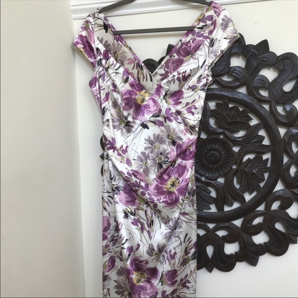 Maggie L Satin Dress Size 10 BNWT